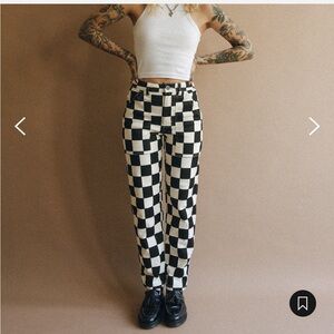 P&Co  checkered fatigues. Never worn. Size UK8/US4.